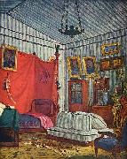 Eugene Delacroix Schlafgemach des Grafen de Mornay France oil painting artist